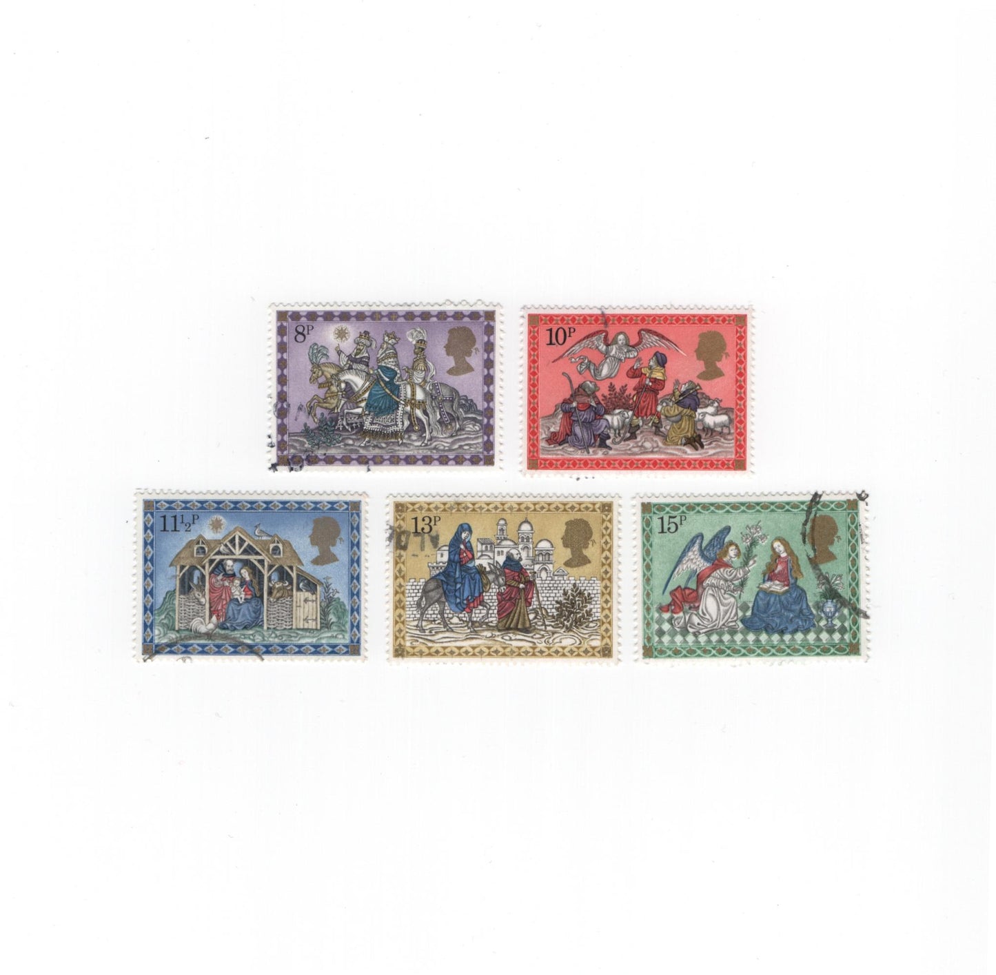 1979 GB: Christmas Postage Stamps | Fine Used | Nativity & Festive