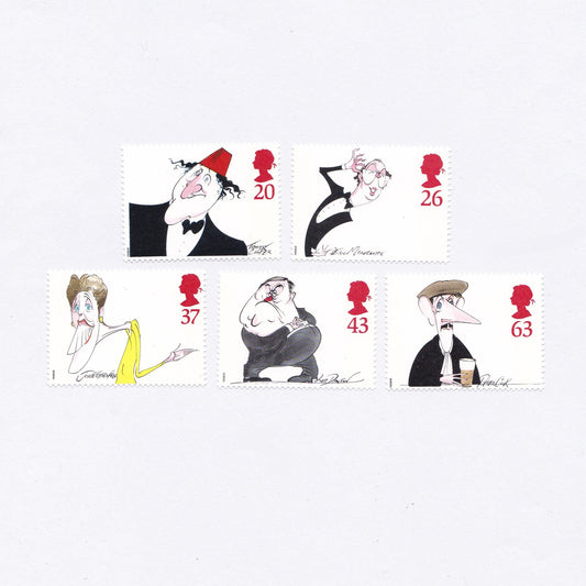 1998 GB: British Comedians Postage Stamps | Unmounted Mint MNH | Comedy & Theatre